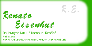 renato eisenhut business card